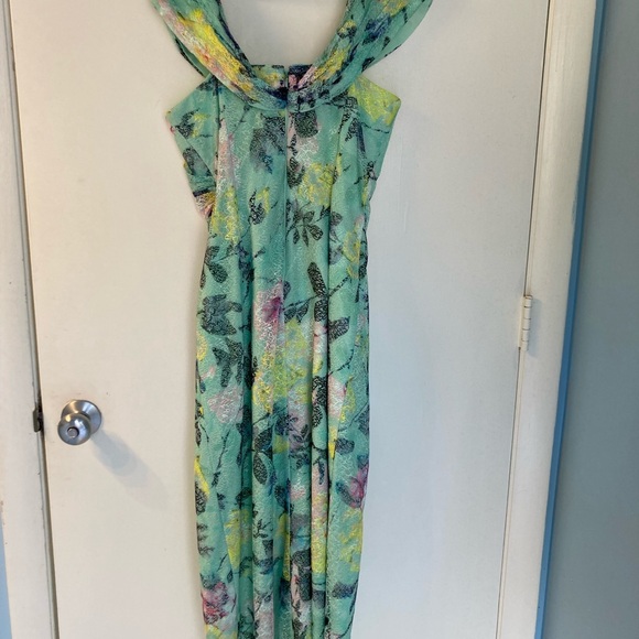 NWT ML Monique Lhuillier Allie Off the Shoulder Dress Size 8 - Picture 7 of 13